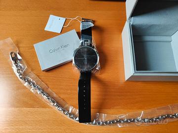 orologio Calvin Klein NUOVO da polso e taschino