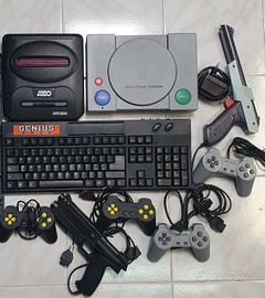 Console Genius Star + altre 2 + 3 pistole + 18 pad