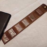 Portafoto da viaggio in cuoio