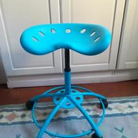 Sgabello Traktor girevole Ikea Vintage