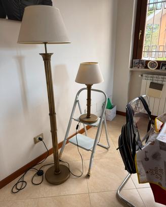 Piantana e luce da tavolo stessa serie