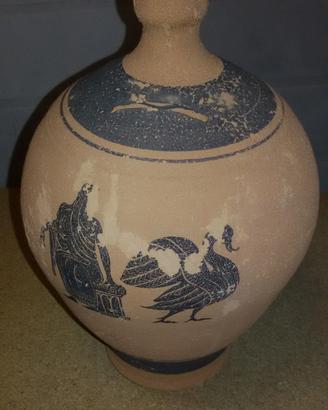Salvadanaio Terracotta dipinto a mano Egizio