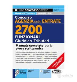 Manuale concorso Agenzia Entrate ed.Simone