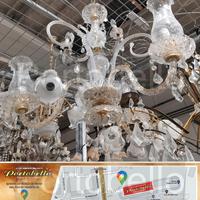 Codice: 268662 LAMPADARIO 3 LUCI CON PENDENTI IN