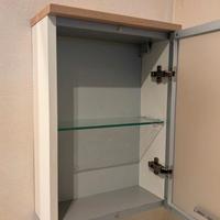 Vetrinetta con scaffale di vetro