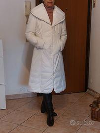 Piumino lungo bianco donna Vera Piuma