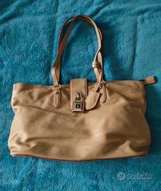 Borsetta Patrizia Pepe in pelle beige 