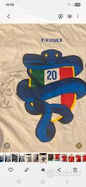 Maglia Inter 2 stars autografata Thuram a mano