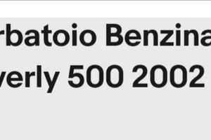 Serbatoio benzina originale Piaggio Beverly 500