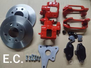 PER FIAT 500 126 KIT FRENI A DISCO COMPLETI