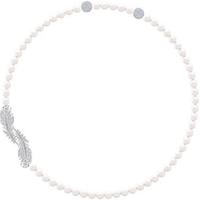 Swarovski Collier Donna Perle con piuma 5493403 