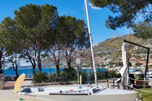 Barca a vela 420 blue blue