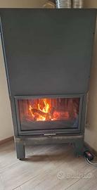 Camino a legna ventilato