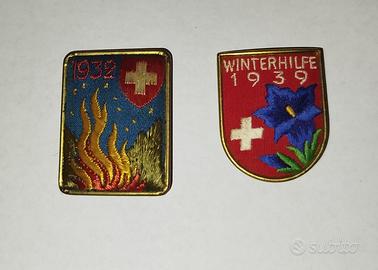 Lotto 2 Spille Svizzera Vintage