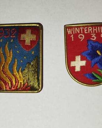 Lotto 2 Spille Svizzera Vintage