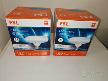 2 Lampadine Ufo Led 6500k FSL cool white E27
