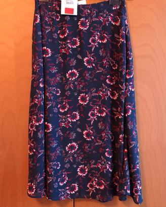 Gonna midi Tommy Hilfiger a fiori 