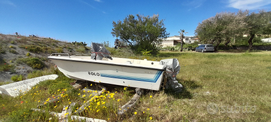 Barca Eolo con motore Selva 37CV 2T