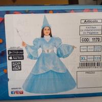 Vestito di Carnevale Fata di Pinocchio 10/11 anni