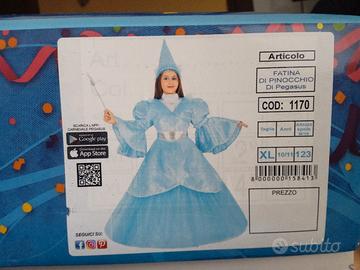 Vestito di Carnevale Fata di Pinocchio 10/11 anni