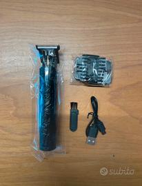 Rasoio elettrico da uomo nero nuovo