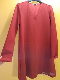 Vestito rosso GAUDÍ maniche lunghe