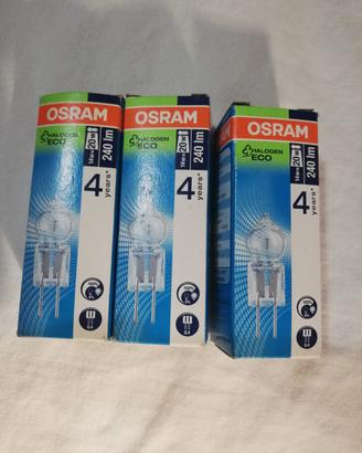3 lampadine alogene osram
