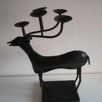 Candelabro in ferro battuto