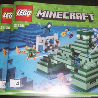Istruizoni Lego Minecraft Monumento Oceanico 21136