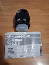 AF zoom nikkor 35-80mm f/4-5.6 D
