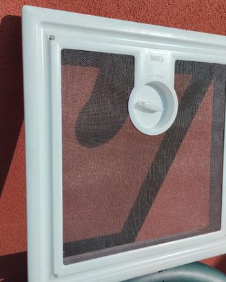 ZANZARIERA E CORNICE OBLO CAMPER 40X40 FIAMMA