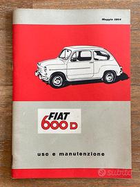 Fiat 600 d uso e manutenzione - maggio 1964