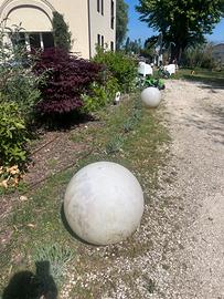 Lampade a palla da giardino numero 7