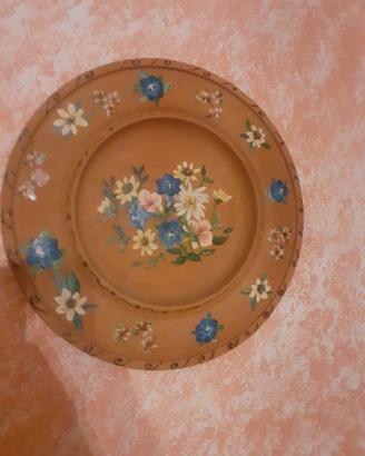 Piatto da muro in legno