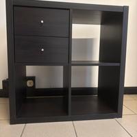 Mobile ikea Kallax 77x77 cm - 4 cubi con cassetti