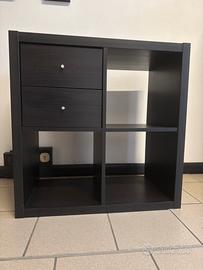 Mobile ikea Kallax 77x77 cm - 4 cubi con cassetti