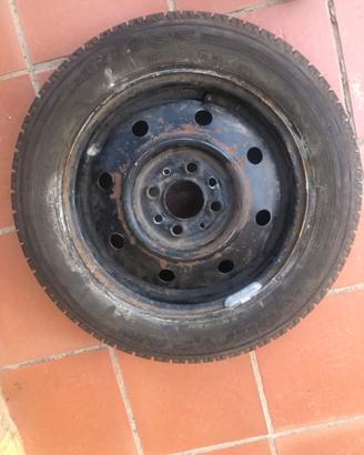 Ruotino 155/65 r13 gomma nuova,