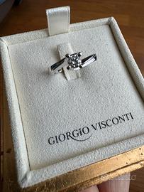 Giorgio Visconti - Solitario 0.3 kt su oro bianco