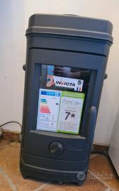 Stufa a legna INVICTA REMILLY nuova con tubi inox