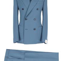 Abito L.B.M. 1911 doppiopetto azzurro nuovo T50