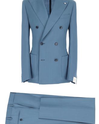 L.B.M. 1911 doppiopetto azzurro nuovo T50 estivo