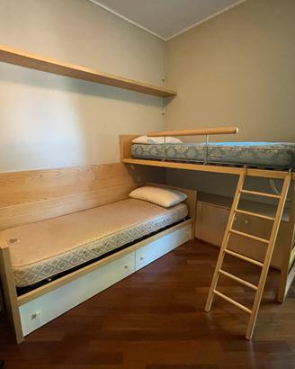 Letto a castello per cameretta bambini