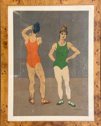 Francesco Messina pittore quadro litografia Forme
