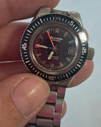 bulova snorkel automatico 666 feet vintage