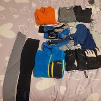 abbigliamento 8/10  anni montagna 