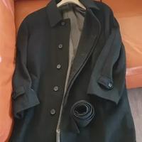 Cappotto uomo nero Cashmere and wool