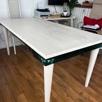 Tavolo elegante legno /cristallo