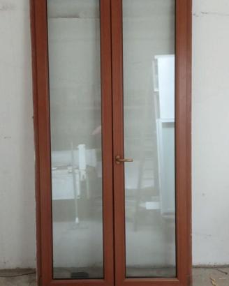 Porta-finestra in PVC due ante NUOVA