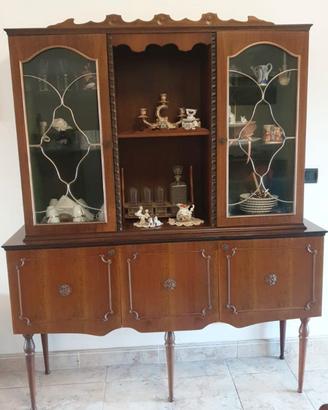 SALA COMPLETA DI VETRINA BUFFET TAVOLO E 6 SEDIE