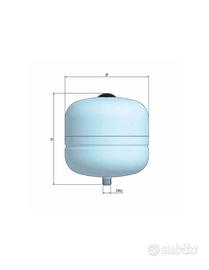 Vaso ad espansione autoclave per elettropompe